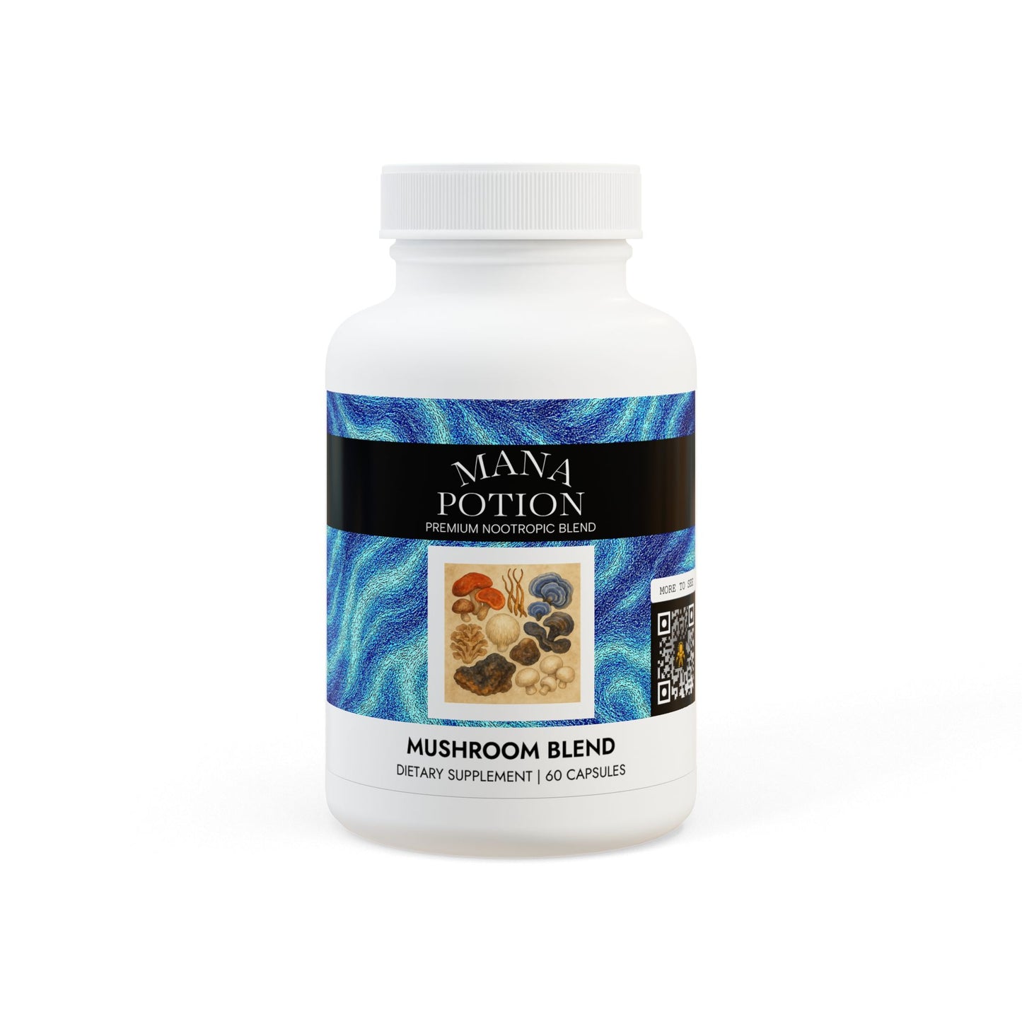 MANA POTION - Mushroom Blend Supplement (60 Capsules)
