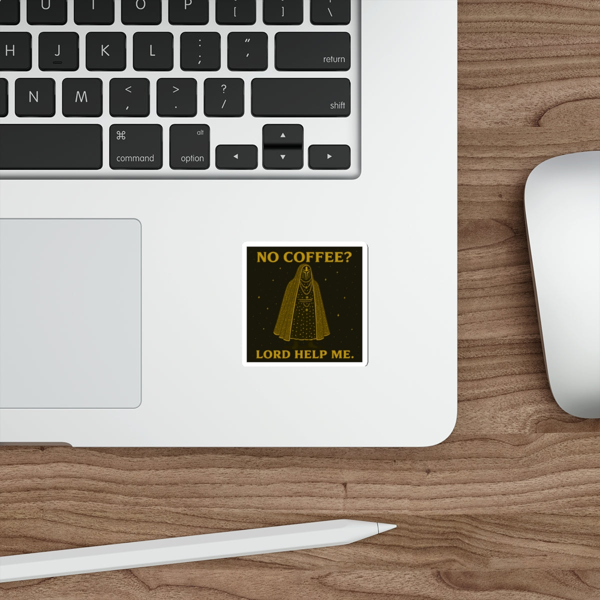 “No Coffee? Lord Help Me!” – Die-Cut Stickers