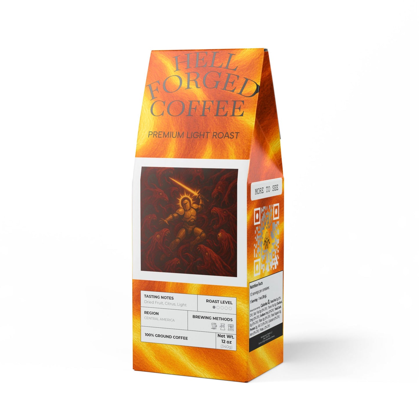 HELLFORGED COFFEE - Premium Light Roast Blend